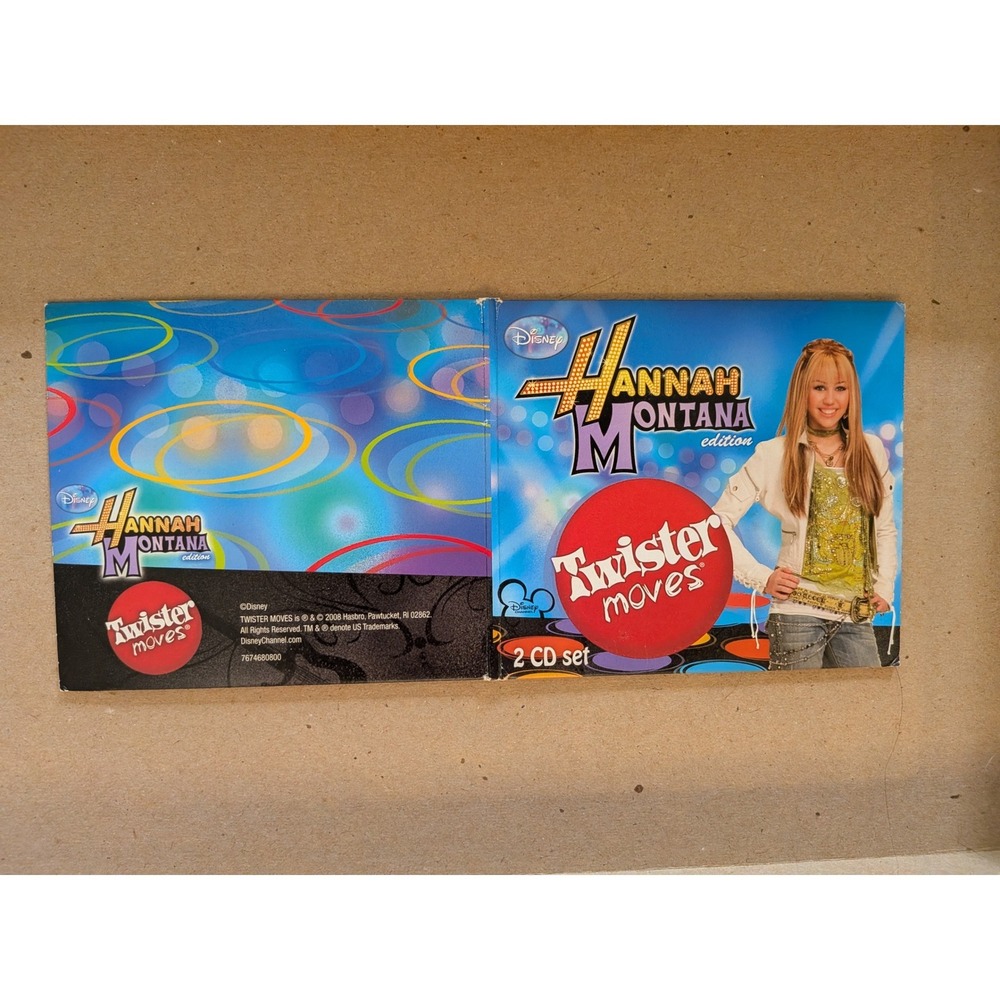 Disney Hannah Montana Twister Moves Board Game Milton Bradley Missing CD 1 - Picture 4 of 8